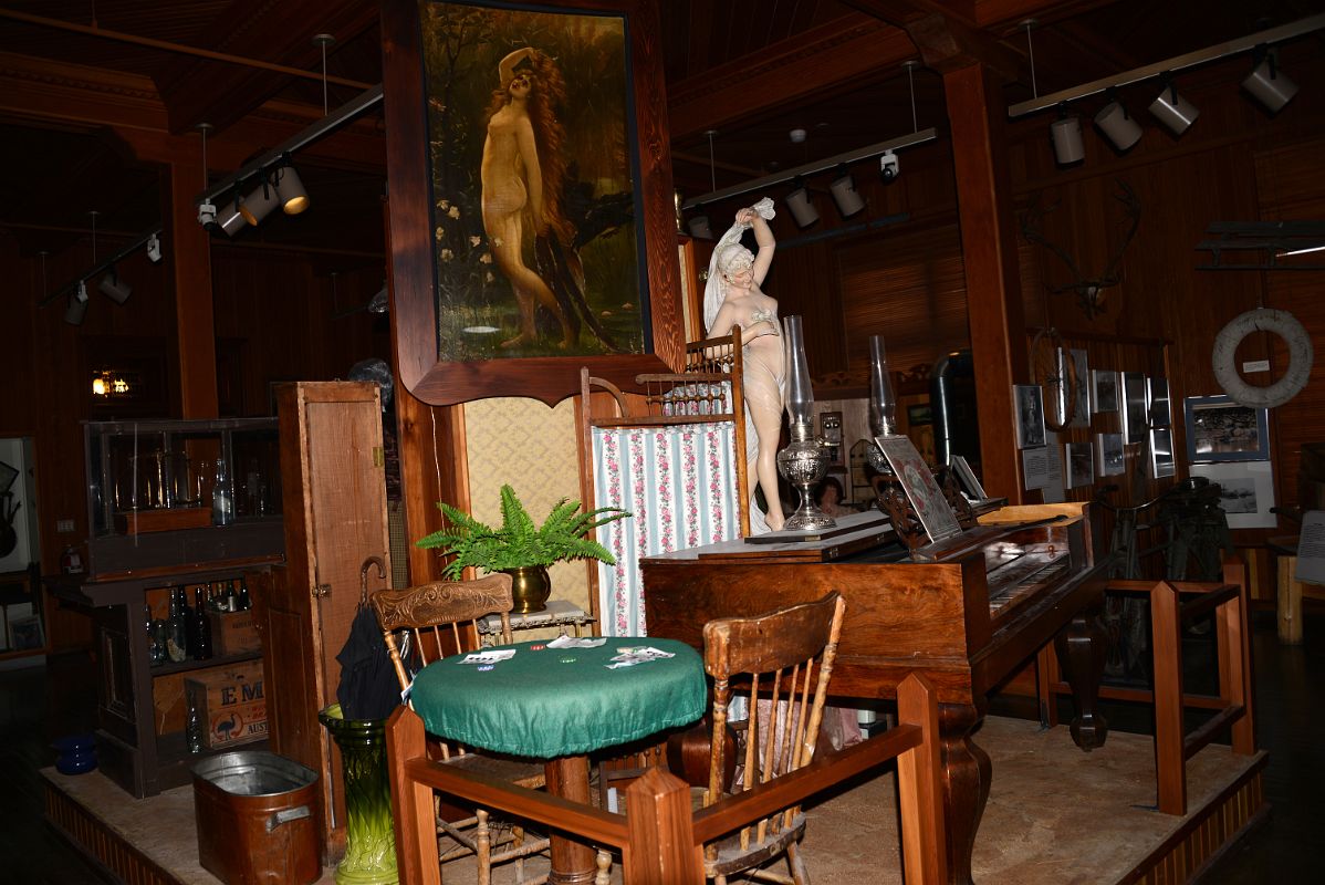 03F Display Of Various Artifacts At Dawson City Yukon Museum